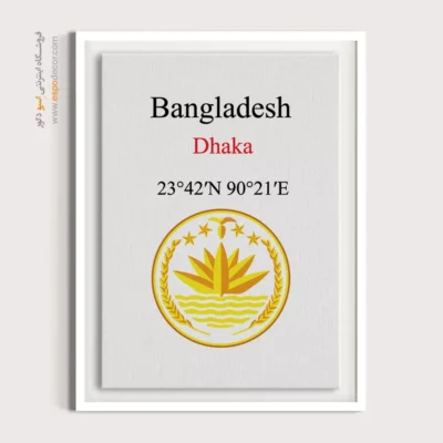 تابلو نماد های کشورهای جهان - اسپو دکور