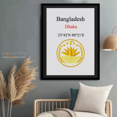 تابلو نماد های کشورهای جهان - اسپو دکور