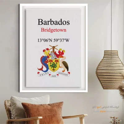 تابلو نماد های کشورهای جهان - اسپو دکور