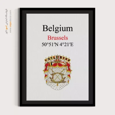 تابلو نماد های کشورهای جهان - اسپو دکور