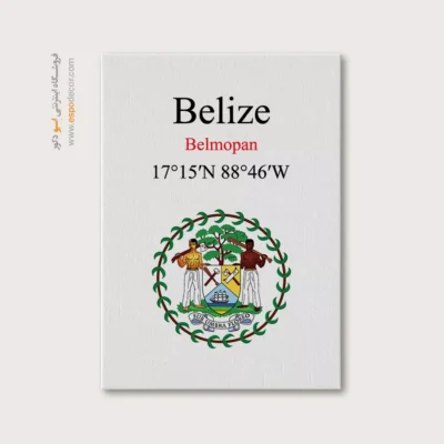 تابلو نماد های کشورهای جهان - اسپو دکور