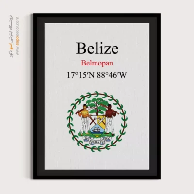 تابلو نماد های کشورهای جهان - اسپو دکور