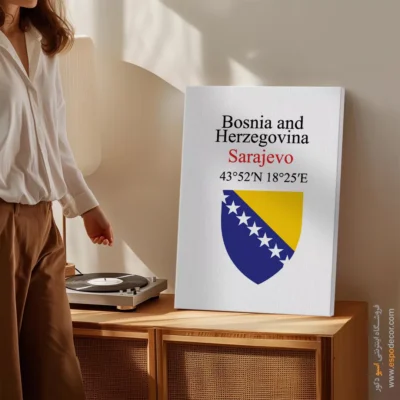 تابلو نماد های کشورهای جهان - اسپو دکور