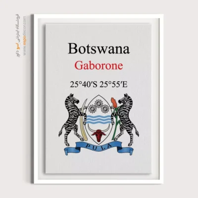 تابلو نماد های کشورهای جهان - اسپو دکور
