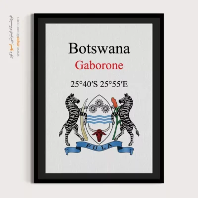 تابلو نماد های کشورهای جهان - اسپو دکور