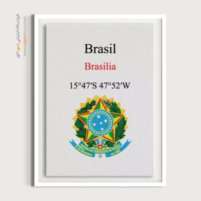 تابلو نماد های کشورهای جهان - اسپو دکور