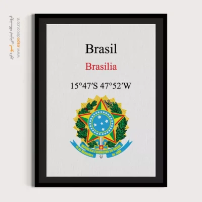 تابلو نماد های کشورهای جهان - اسپو دکور