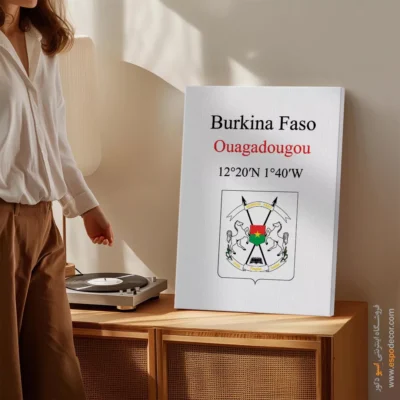 تابلو نماد های کشورهای جهان - اسپو دکور