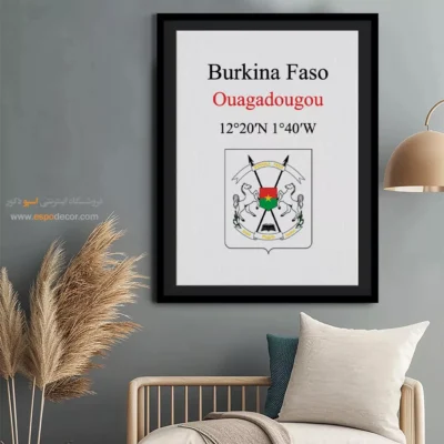 تابلو نماد های کشورهای جهان - اسپو دکور