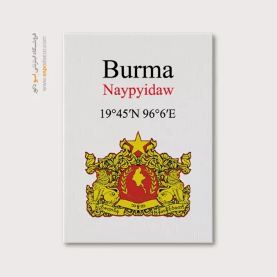 تابلو نماد های کشورهای جهان - اسپو دکور