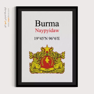 تابلو نماد های کشورهای جهان - اسپو دکور