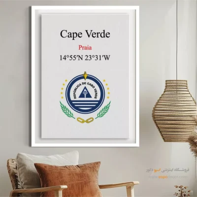 تابلو نماد های کشورهای جهان - اسپو دکور