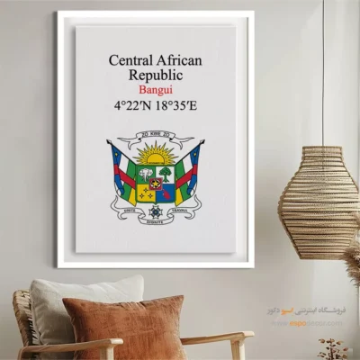 تابلو نماد های کشورهای جهان - اسپو دکور