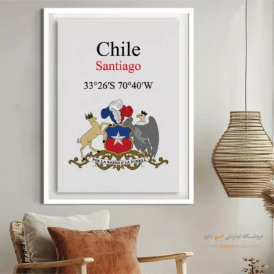 تابلو نماد های کشورهای جهان - اسپو دکور