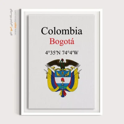 تابلو نماد های کشورهای جهان - اسپو دکور