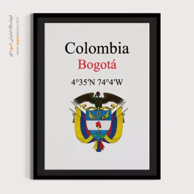 تابلو نماد های کشورهای جهان - اسپو دکور