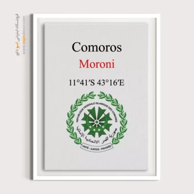 تابلو نماد های کشورهای جهان - اسپو دکور