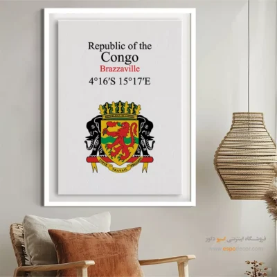 تابلو نماد های کشورهای جهان - اسپو دکور