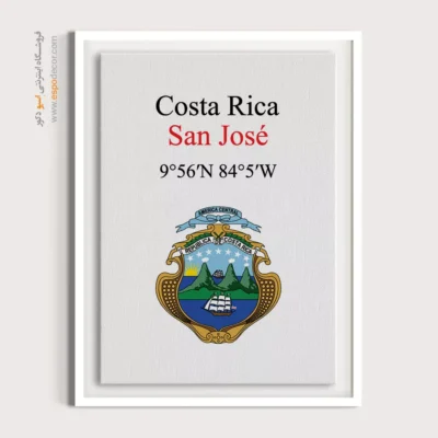 تابلو نماد های کشورهای جهان - اسپو دکور