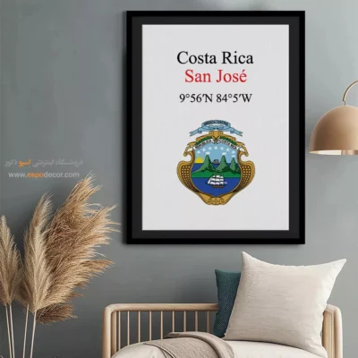 تابلو نماد های کشورهای جهان - اسپو دکور