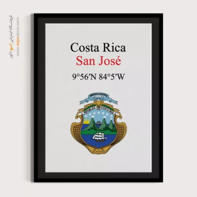 تابلو نماد های کشورهای جهان - اسپو دکور