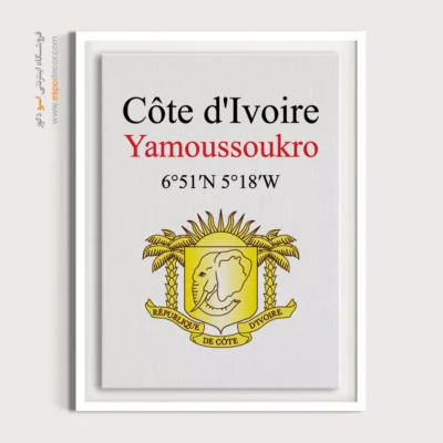 تابلو نماد های کشورهای جهان - اسپو دکور