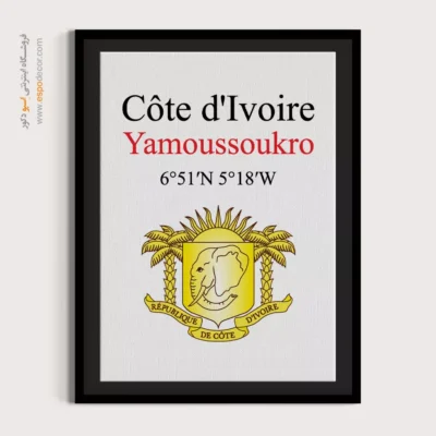 تابلو نماد های کشورهای جهان - اسپو دکور