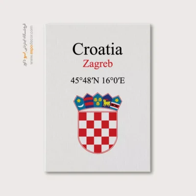 تابلو نماد های کشورهای جهان - اسپو دکور