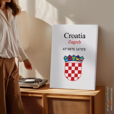 تابلو نماد های کشورهای جهان - اسپو دکور