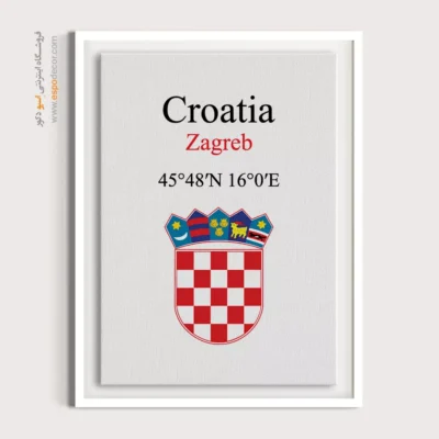 تابلو نماد های کشورهای جهان - اسپو دکور