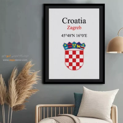 تابلو نماد های کشورهای جهان - اسپو دکور