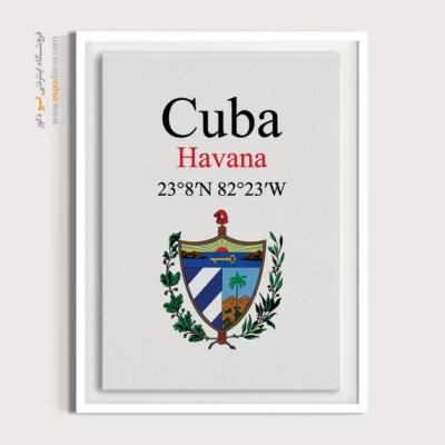 تابلو نماد های کشورهای جهان - اسپو دکور