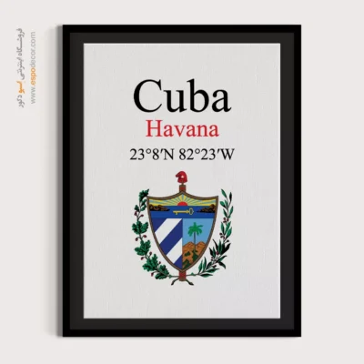 تابلو نماد های کشورهای جهان - اسپو دکور