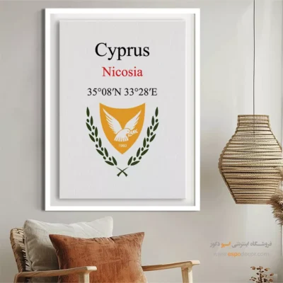 تابلو نماد های کشورهای جهان - اسپو دکور