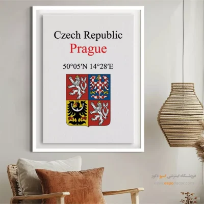 تابلو نماد های کشورهای جهان - اسپو دکور