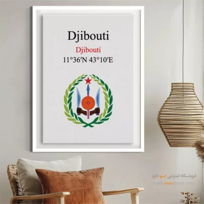 تابلو نماد های کشورهای جهان - اسپو دکور