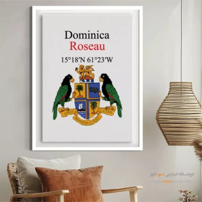 تابلو نماد های کشورهای جهان - اسپو دکور