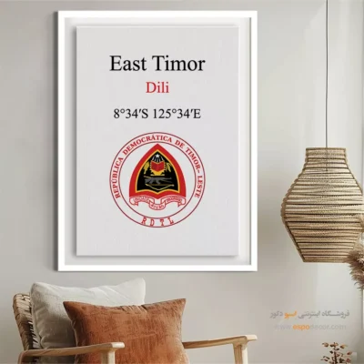 تابلو نماد های کشورهای جهان - اسپو دکور