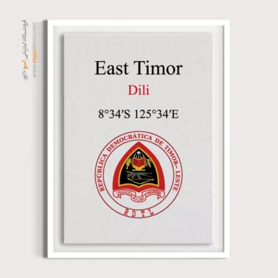 تابلو نماد های کشورهای جهان - اسپو دکور