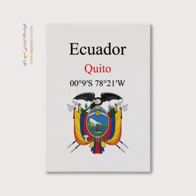 تابلو نماد های کشورهای جهان - اسپو دکور