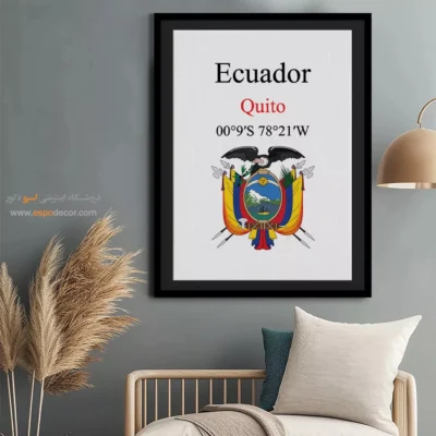 تابلو نماد های کشورهای جهان - اسپو دکور