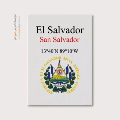 تابلو نماد های کشورهای جهان - اسپو دکور