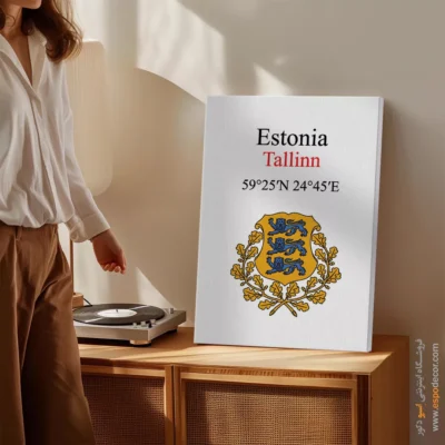 تابلو نماد های کشورهای جهان - اسپو دکور