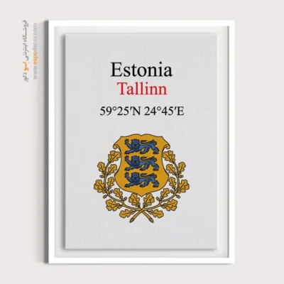 تابلو نماد های کشورهای جهان - اسپو دکور