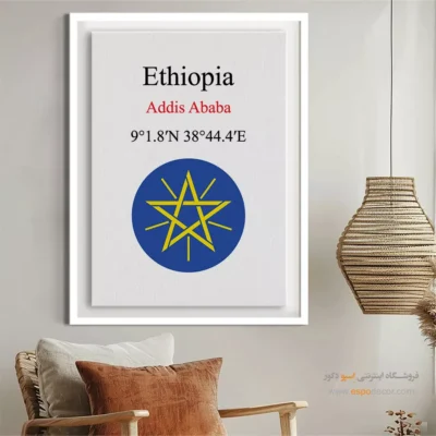 تابلو نماد های کشورهای جهان - اسپو دکور