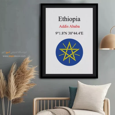 تابلو نماد های کشورهای جهان - اسپو دکور