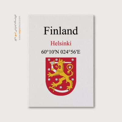 تابلو نماد های کشورهای جهان - اسپو دکور
