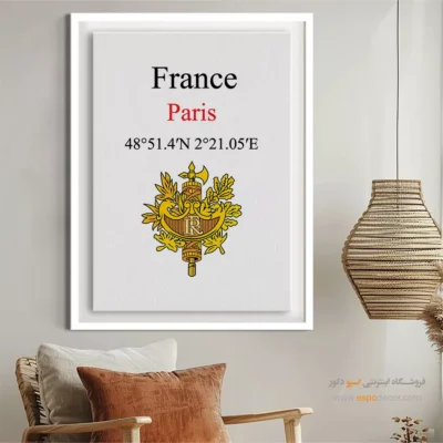 تابلو نماد های کشورهای جهان - اسپو دکور