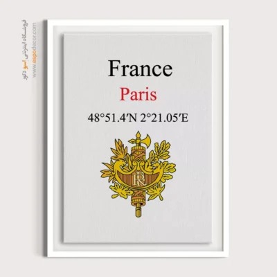 تابلو نماد های کشورهای جهان - اسپو دکور