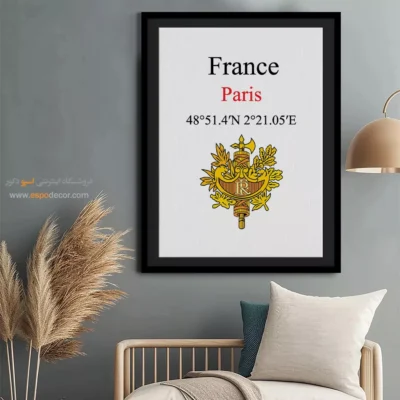 تابلو نماد های کشورهای جهان - اسپو دکور